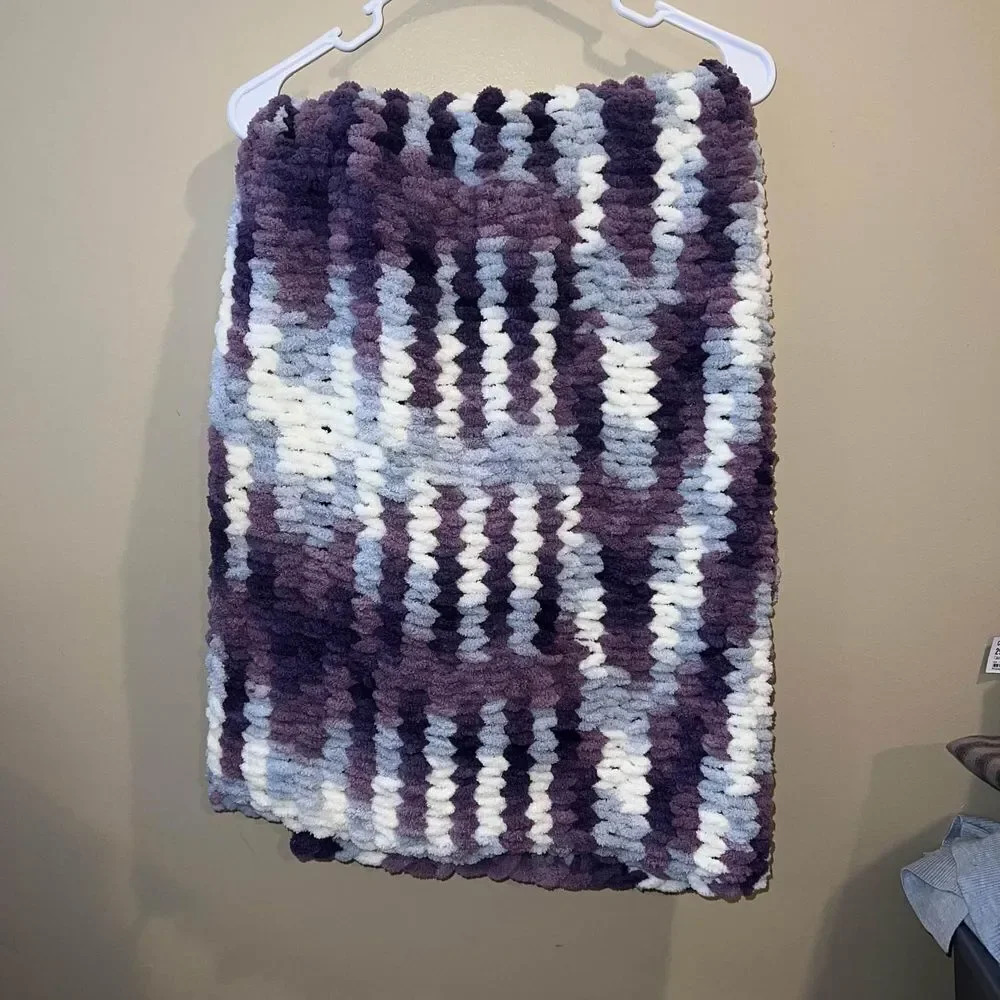 Small Hand Woven Throw Blanket